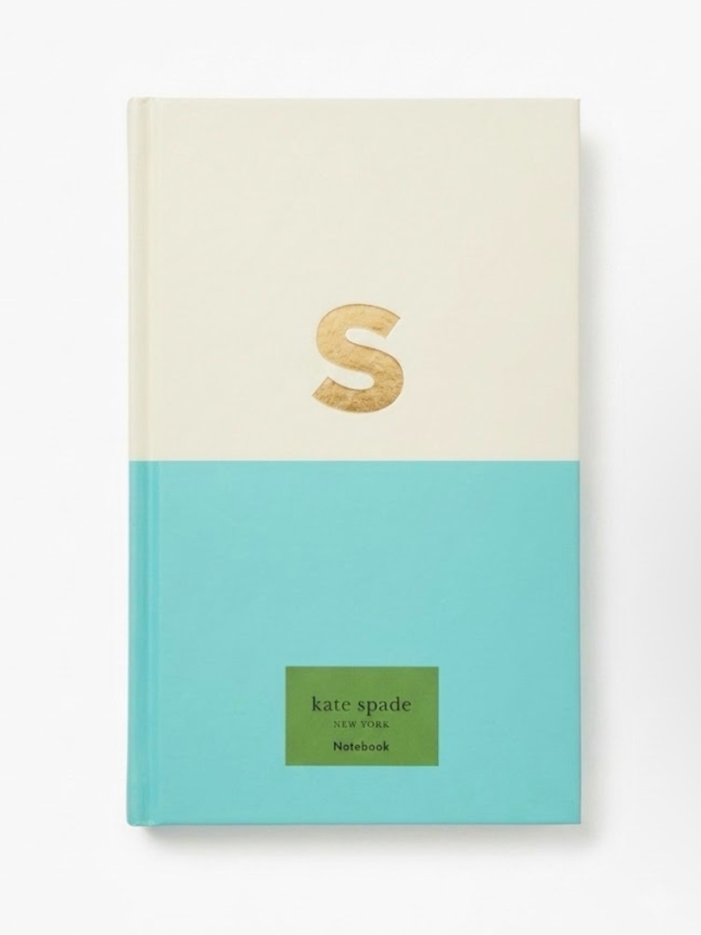 Kate Spade New York Monogram Letter S Dipped Hardcover Notebook Journal